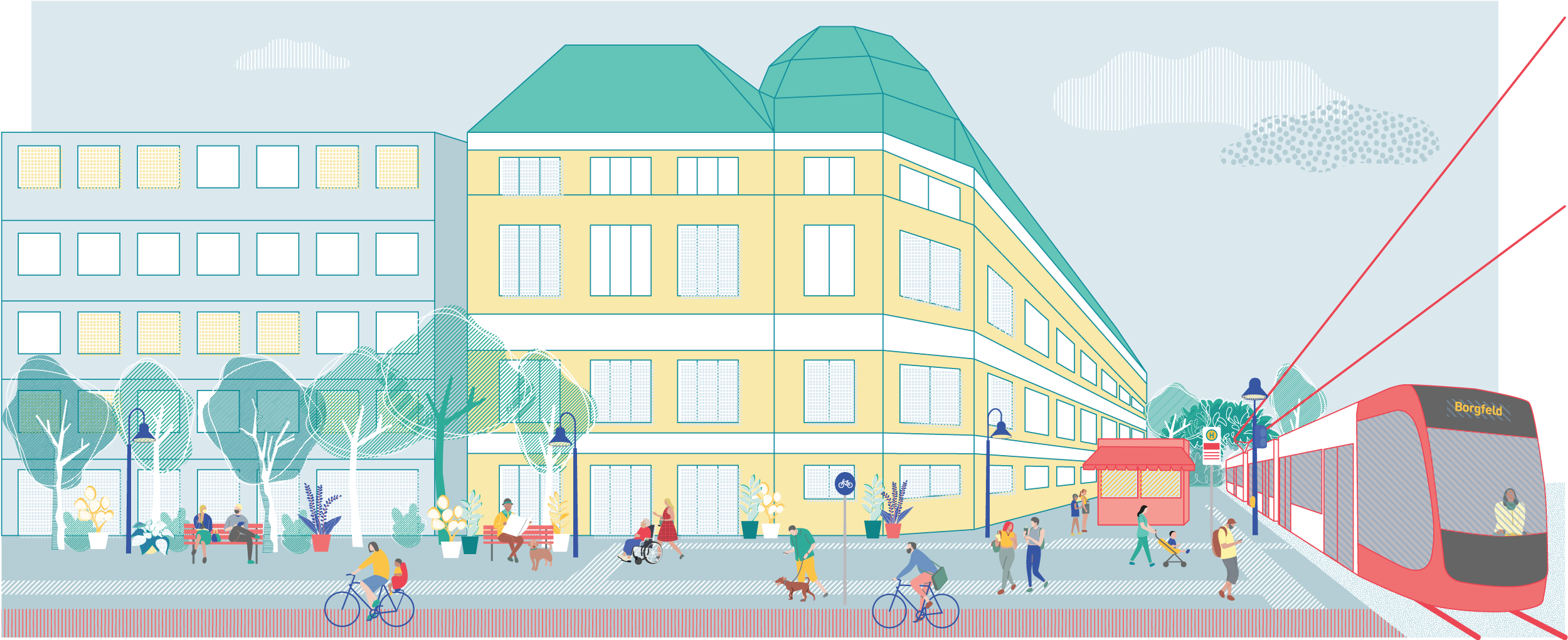 Straßenbahn und Stadtleben